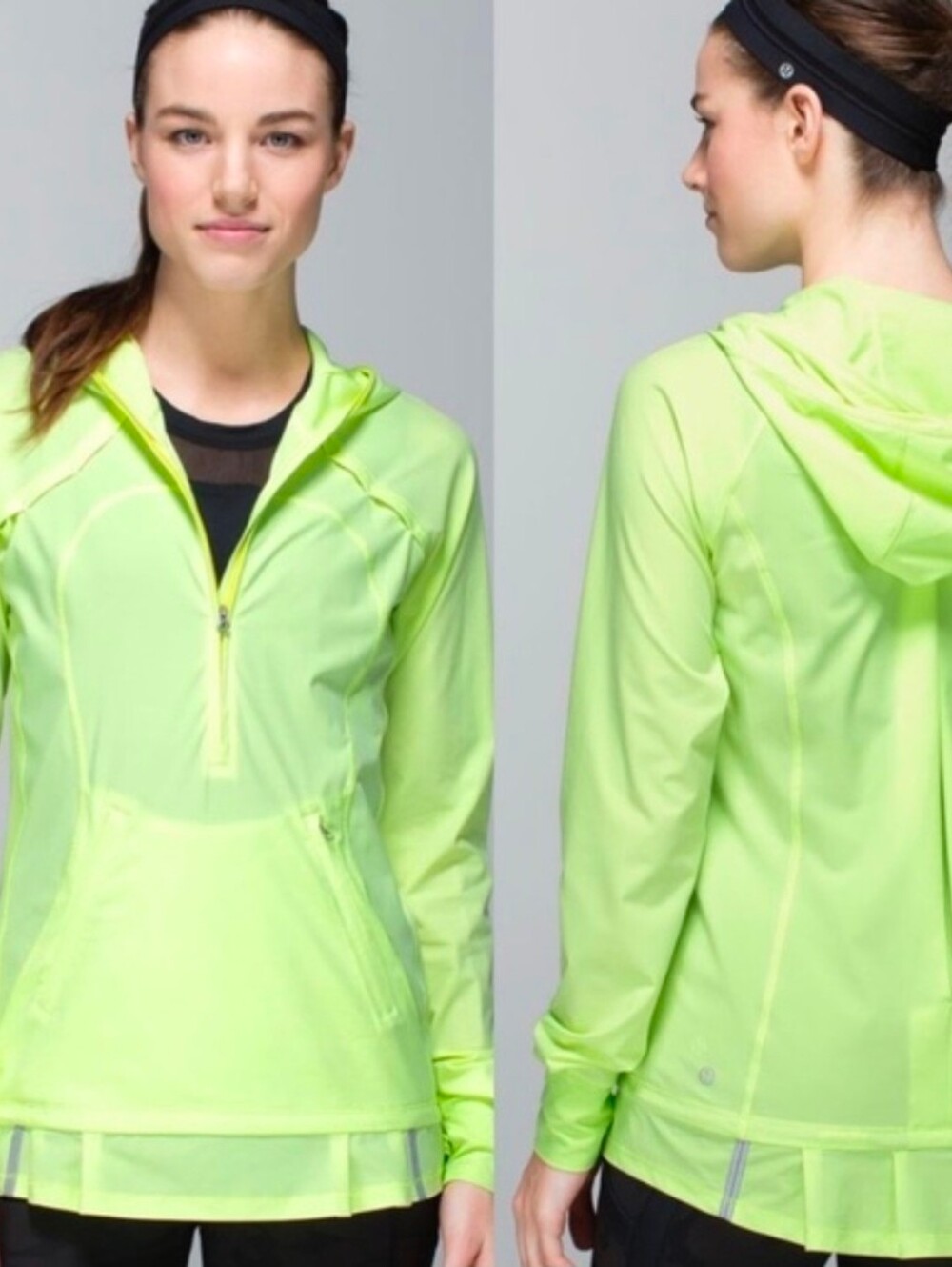 Lululemon Lightened Up Clear Mint Pullover Windbreaker Womens 6